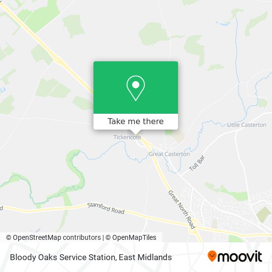 Bloody Oaks Service Station map