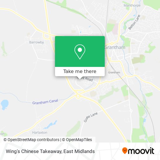 Wing's Chinese Takeaway map