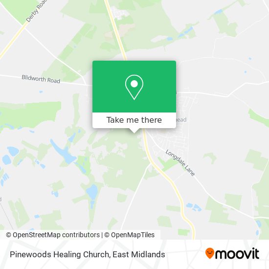 Pinewoods Healing Church map