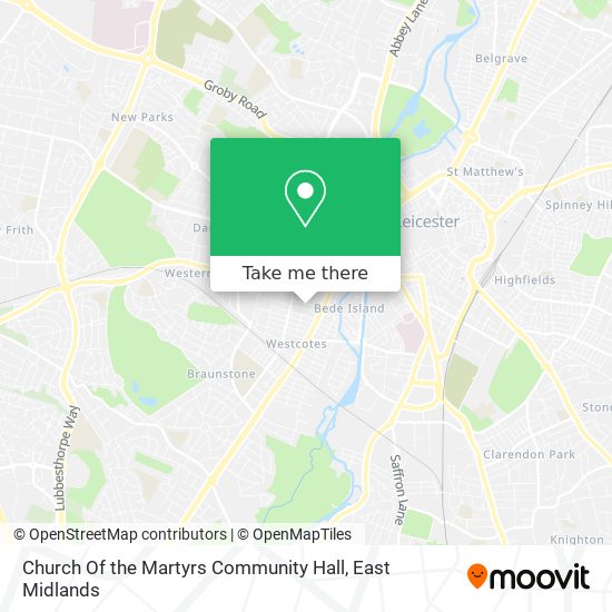 Church Of the Martyrs Community Hall map