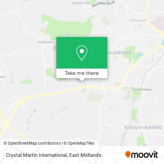 Crystal Martin International map