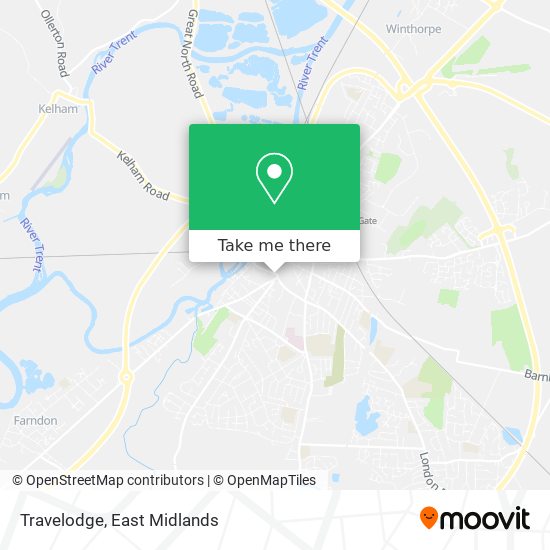 Travelodge map