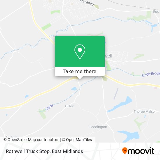 Rothwell Truck Stop map