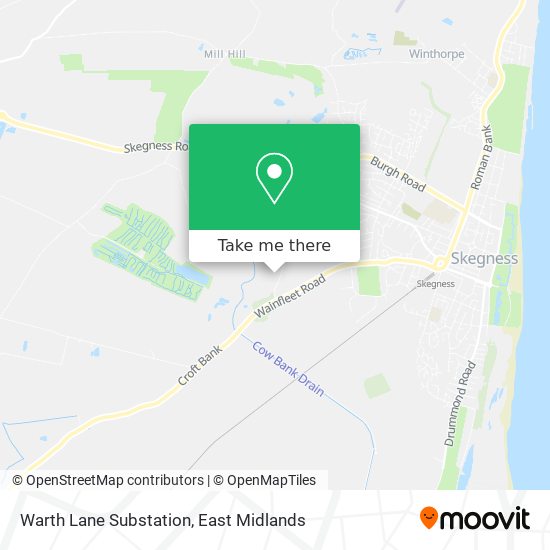 Warth Lane Substation map