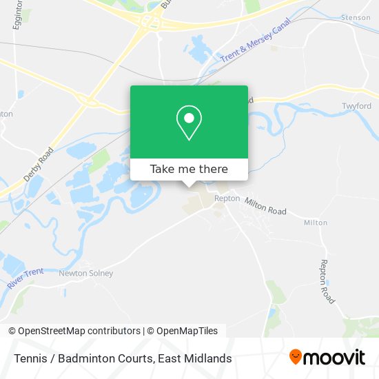 Tennis / Badminton Courts map