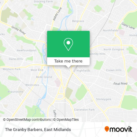 The Granby Barbers map