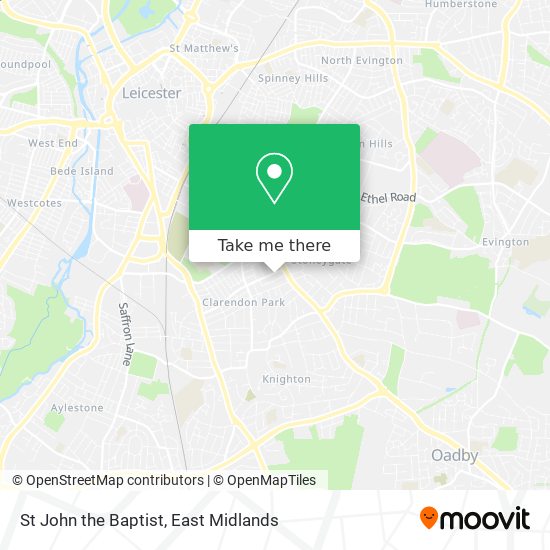 St John the Baptist map