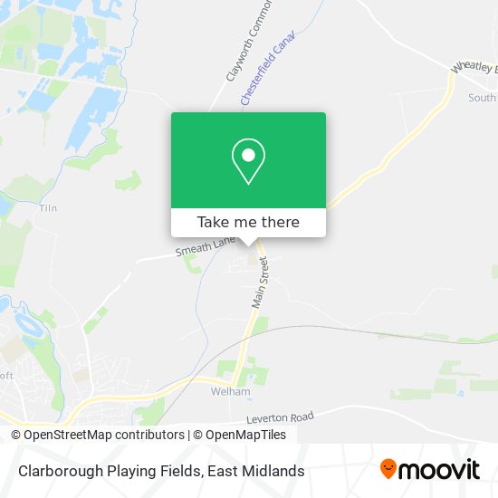 Clarborough Playing Fields map