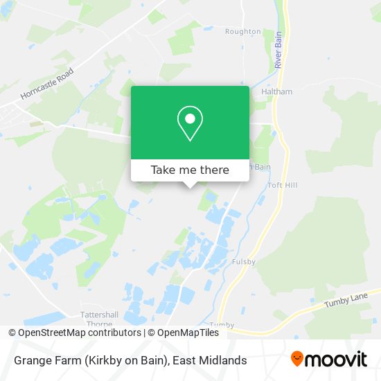 Grange Farm (Kirkby on Bain) map