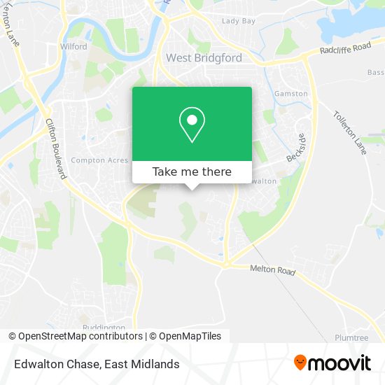 Edwalton Chase map