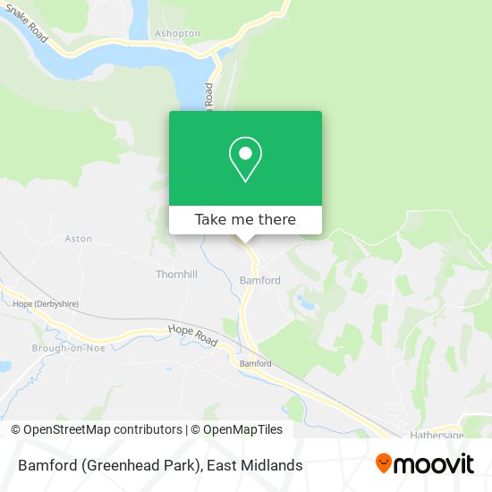 Bamford (Greenhead Park) map
