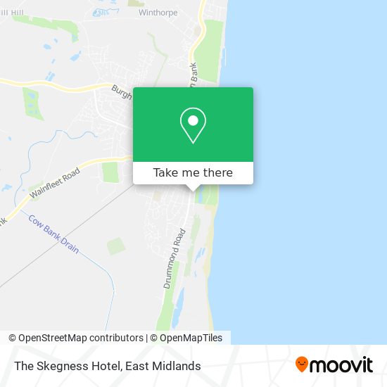 The Skegness Hotel map
