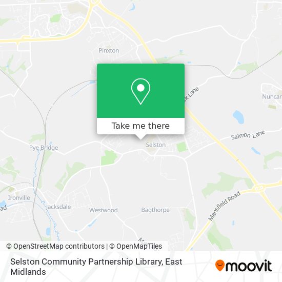 Selston Community Partnership Library map