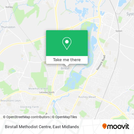 Birstall Methodist Centre map