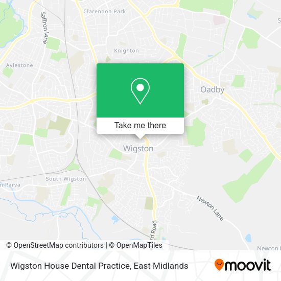 Wigston House Dental Practice map