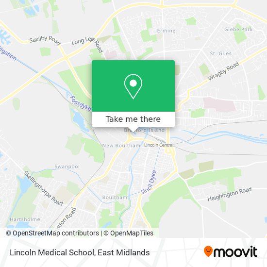 Lincoln Medical School map