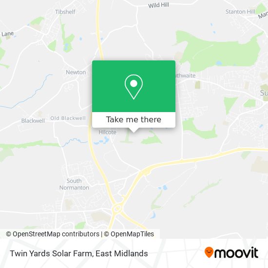 Twin Yards Solar Farm map