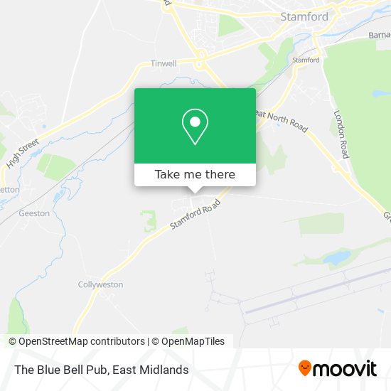 The Blue Bell Pub map