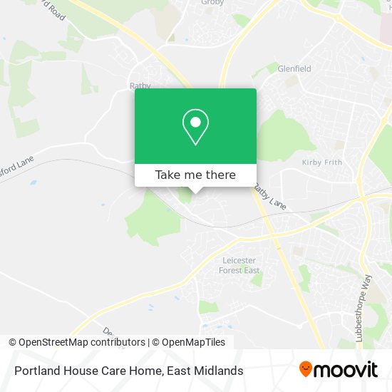 Portland House Care Home map