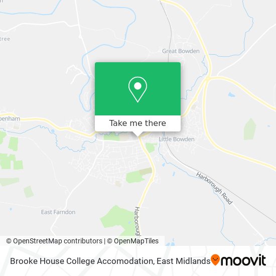 Brooke House College Accomodation map