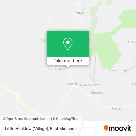 Little Hucklow (Village) map