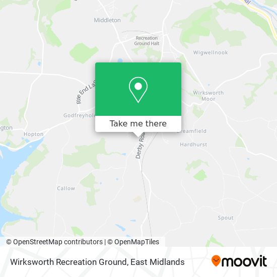 Wirksworth Recreation Ground map
