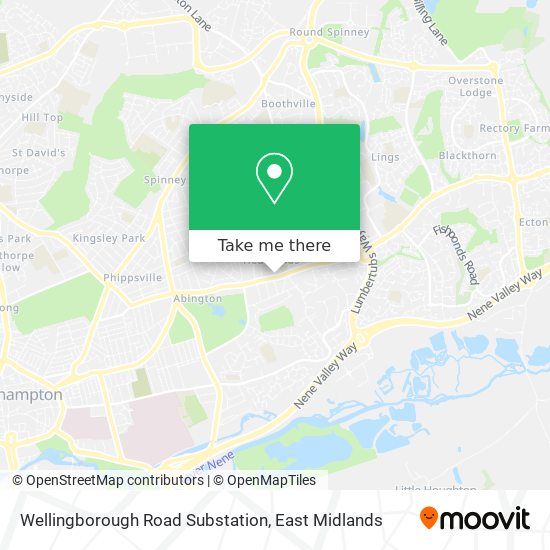 Wellingborough Road Substation map