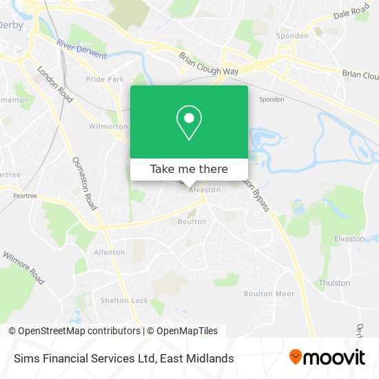 Sims Financial Services Ltd map