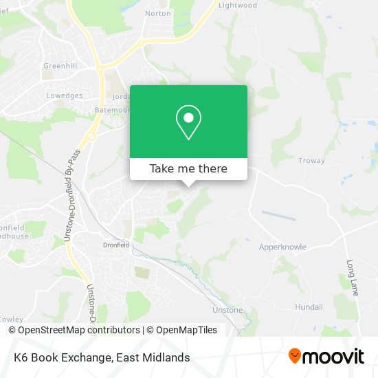 K6 Book Exchange map