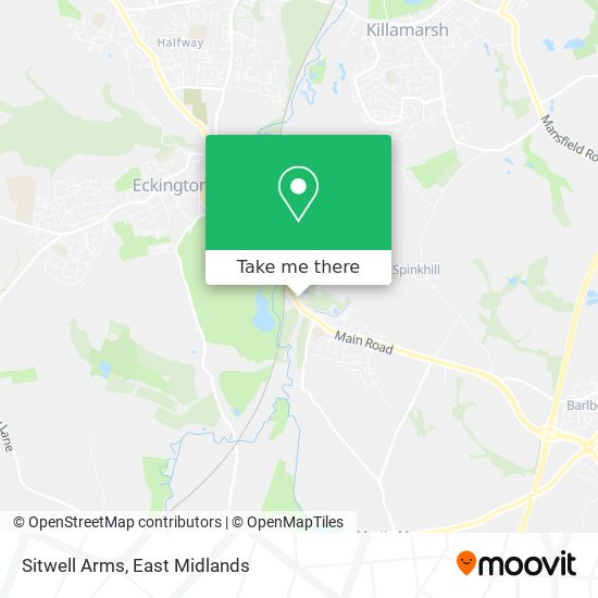 Sitwell Arms map