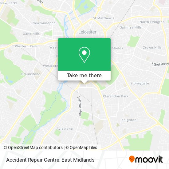 Accident Repair Centre map