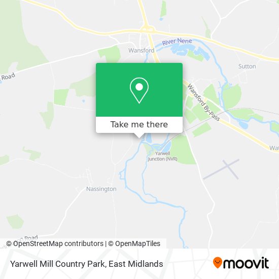 Yarwell Mill Country Park map