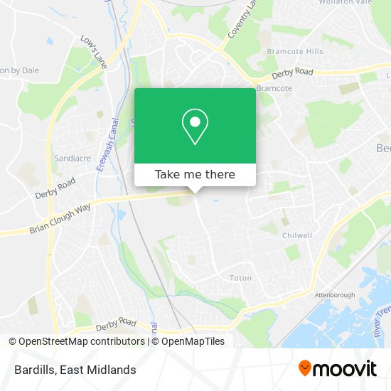 Bardills map