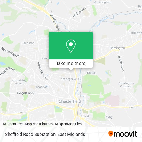 Sheffield Road Substation map