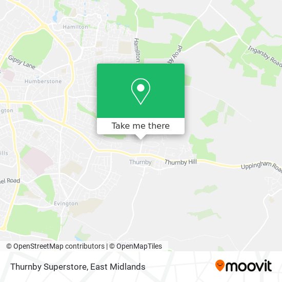 Thurnby Superstore map