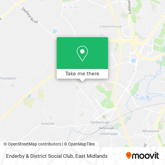 Enderby & District Social Club map