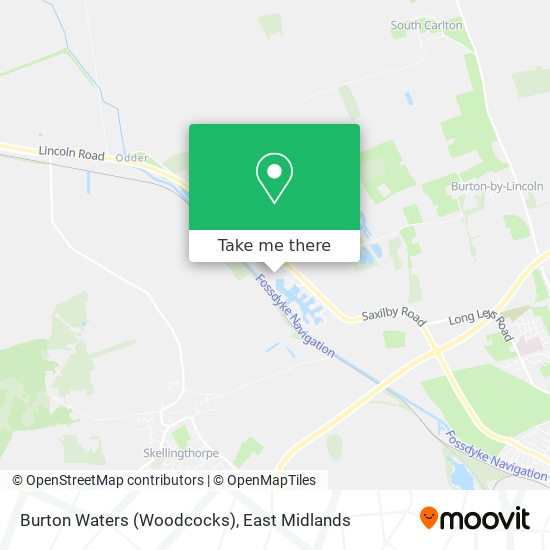 Burton Waters (Woodcocks) map
