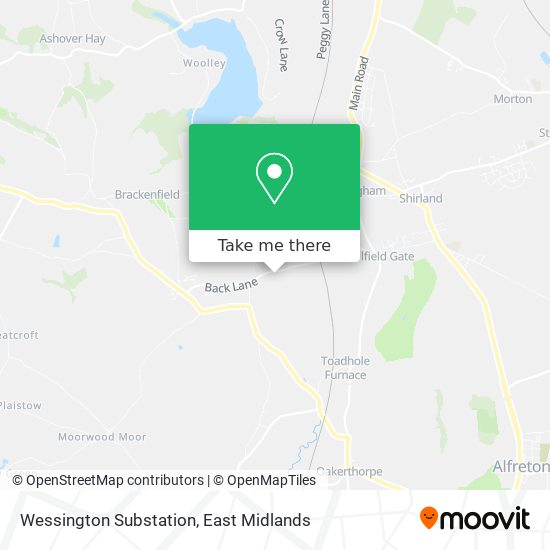 Wessington Substation map