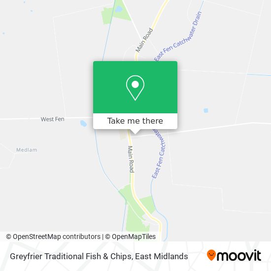 Greyfrier Traditional Fish & Chips map