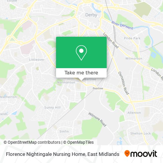 Florence Nightingale Nursing Home map