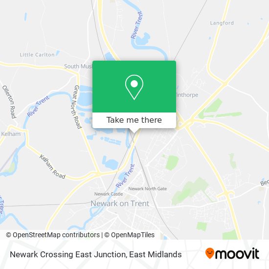 Newark Crossing East Junction map