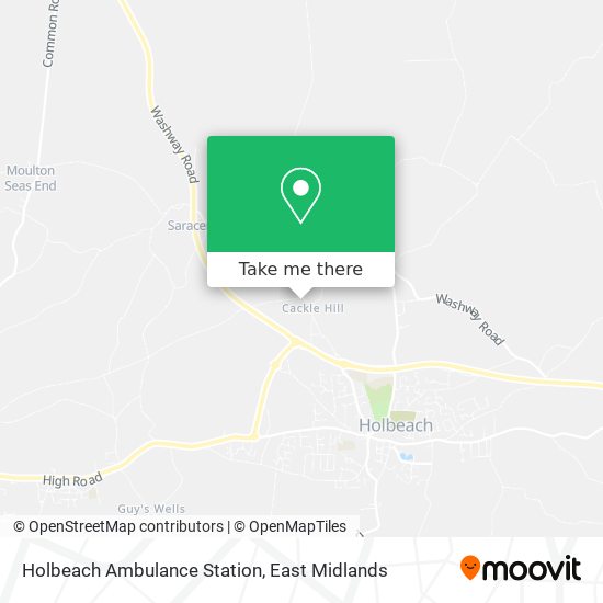 Holbeach Ambulance Station map