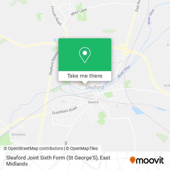 Sleaford Joint Sixth Form (St George'S) map
