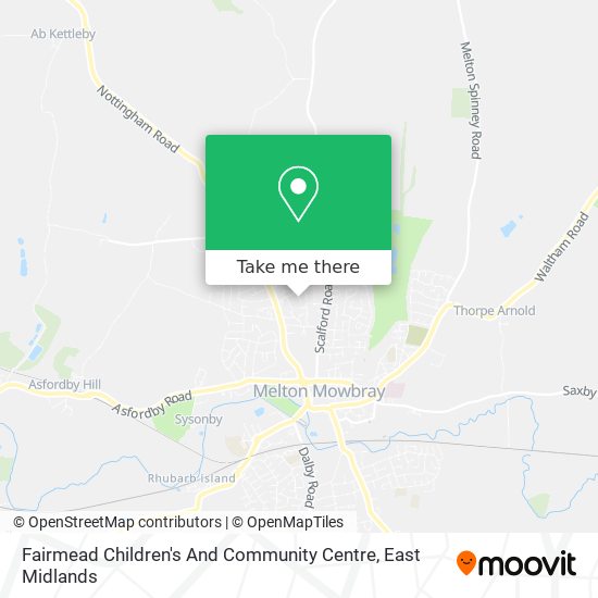 Fairmead Children's And Community Centre map