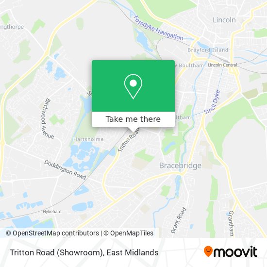 Tritton Road (Showroom) map