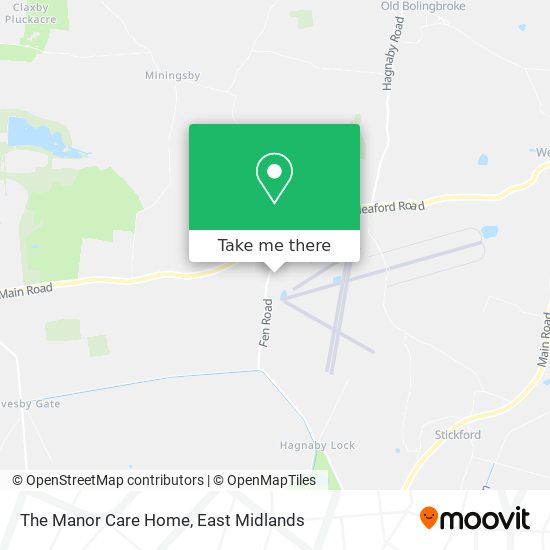 The Manor Care Home map
