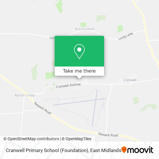 Cranwell Primary School (Foundation) map