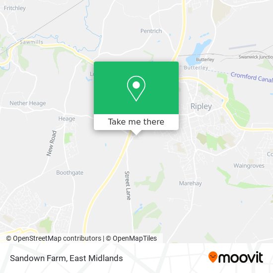 Sandown Farm map