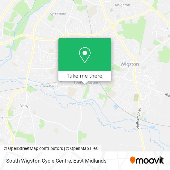 South Wigston Cycle Centre map