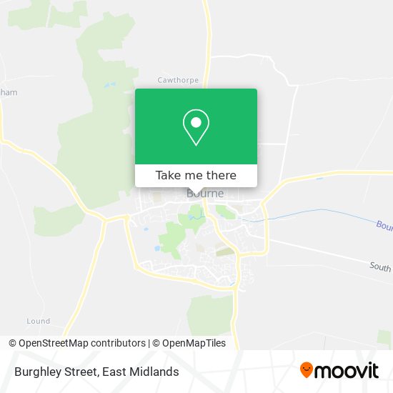 Burghley Street map